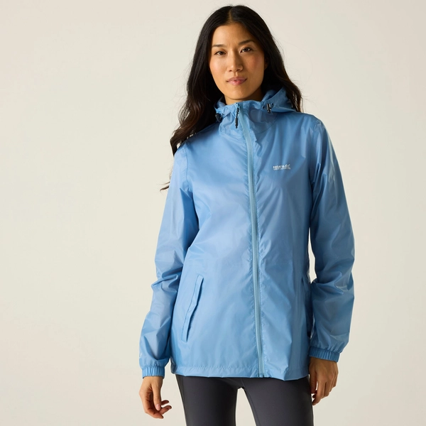 Regatta Women's Pack-It III Waterproof Jacket | Denim Blue