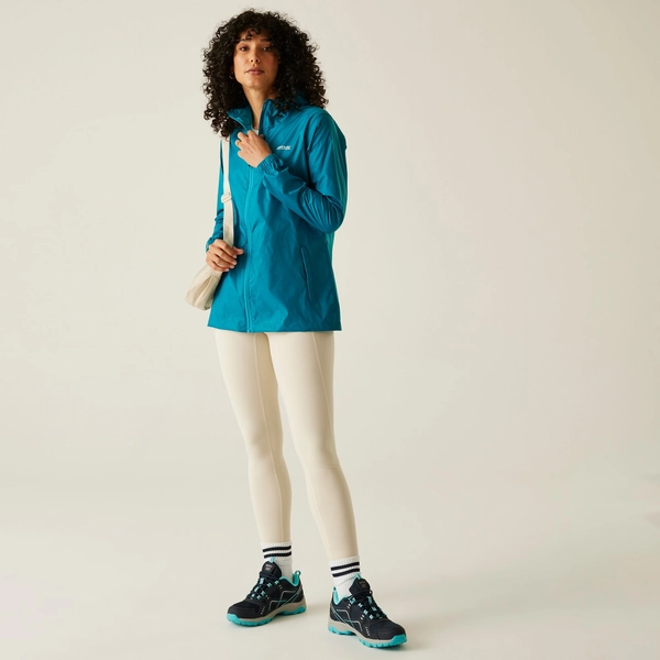 Regatta Women's Pack-It III Waterproof Jacket | Exotic Plume Green