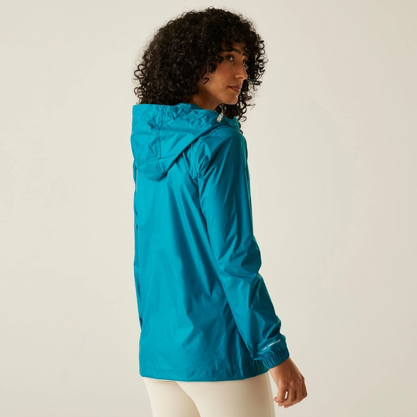 regatta Women's Pack-It III Waterproof Jacket | Exotic Plume Green