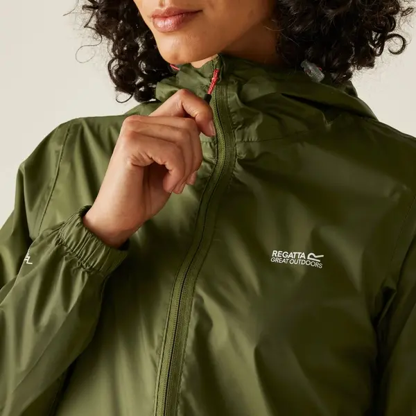 Regatta Women's Pack-It III Waterproof Jacket | Green