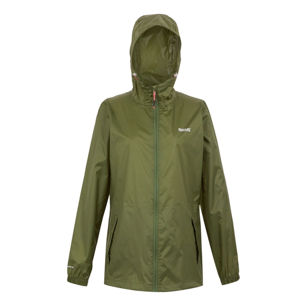 Regatta Women's Pack-It III Waterproof Jacket | Green