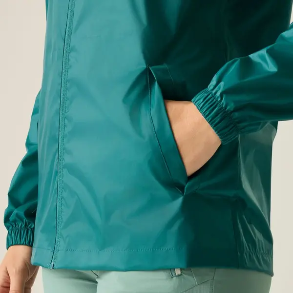Regatta Women's Pack-It III Waterproof Jacket | Mediterranea Green