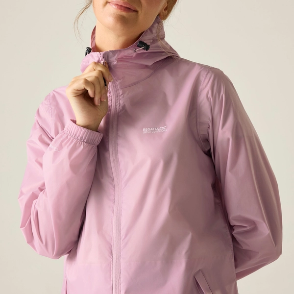 Regatta Women's Pack-It III Waterproof Jacket | Powder Lilac