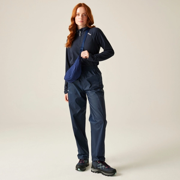 Regatta Women's Pack It Waterproof Overtrousers | Midnight