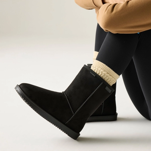 Regatta Women's Risely Waterproof Fur Lined Boots | Black