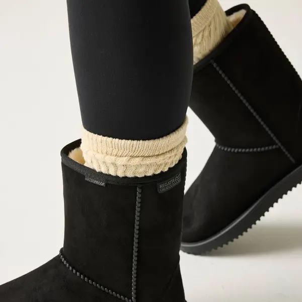 regatta Women's Risely Waterproof Fur Lined Boots | Black