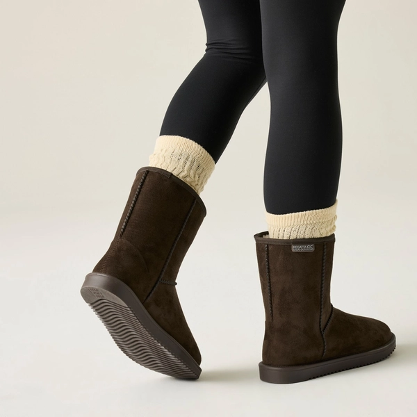 Regatta Women's Risely Waterproof Fur Lined Boots | Brown