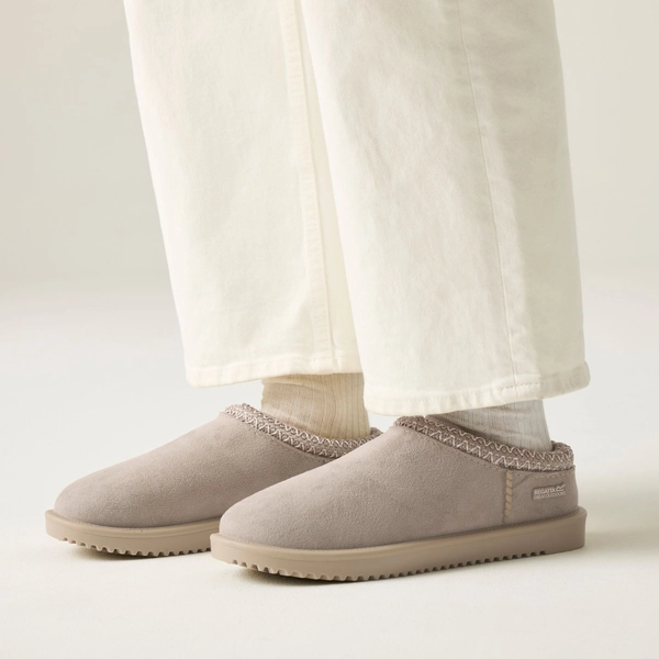 regatta Women's Risley Waterproof Mules | Taupe Beige