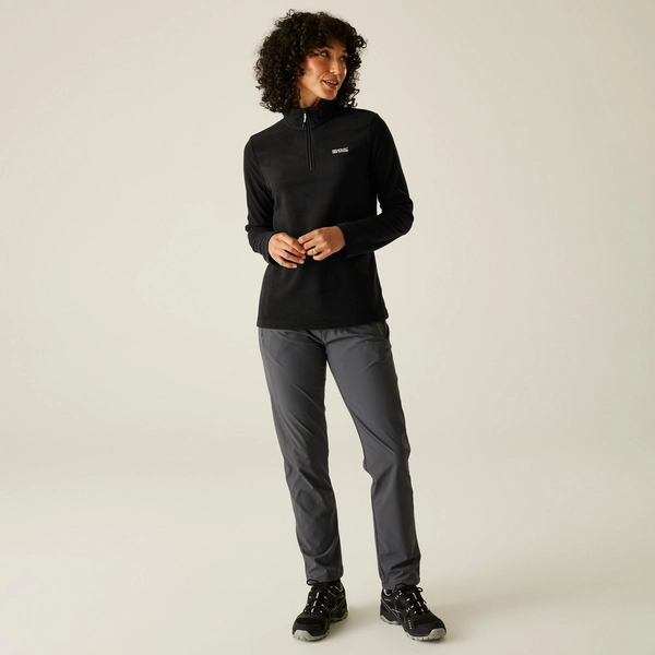 Regatta Women's Sweethart Lightweight Half-Zip Fleece | Black