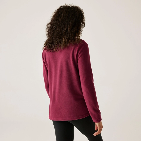 Regatta Women's Sweethart Lightweight Half-Zip Fleece | Dark Pimento