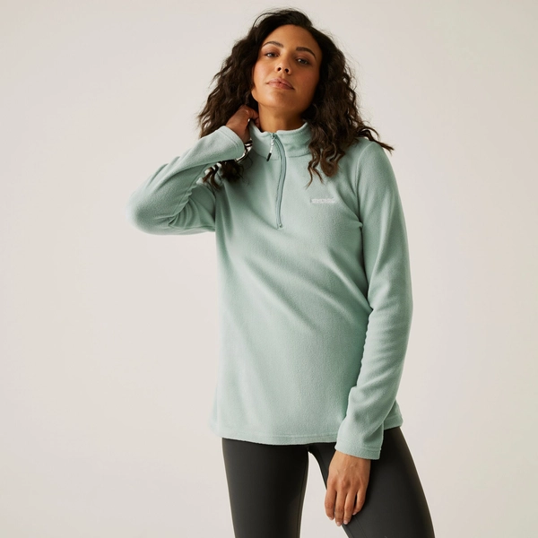 regatta Women's Sweethart Lightweight Half-Zip Fleece | Green Haze