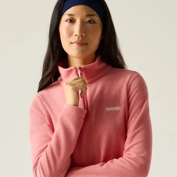 Regatta Women's Sweethart Lightweight Half-Zip Fleece | Peach Pink