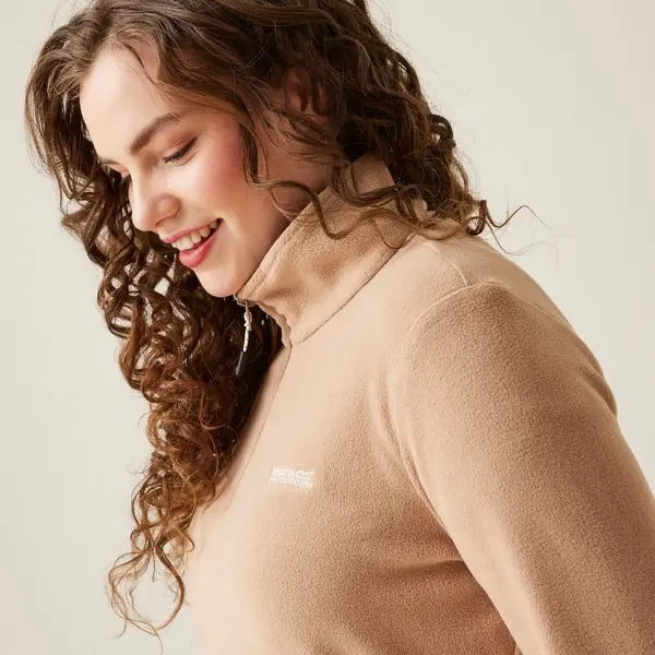 Regatta Women's Sweethart Lightweight Half-Zip Fleece | Warm Taupe