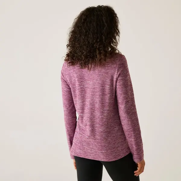 Regatta Women's Sweethart Marl Half Zip Fleece | Dark Pimento