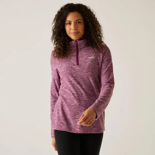 regatta Women's Sweethart Marl Half Zip Fleece | Dark Pimento