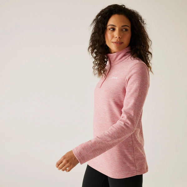 regatta Women's Sweethart Marl Half Zip Fleece | Dusty Rose