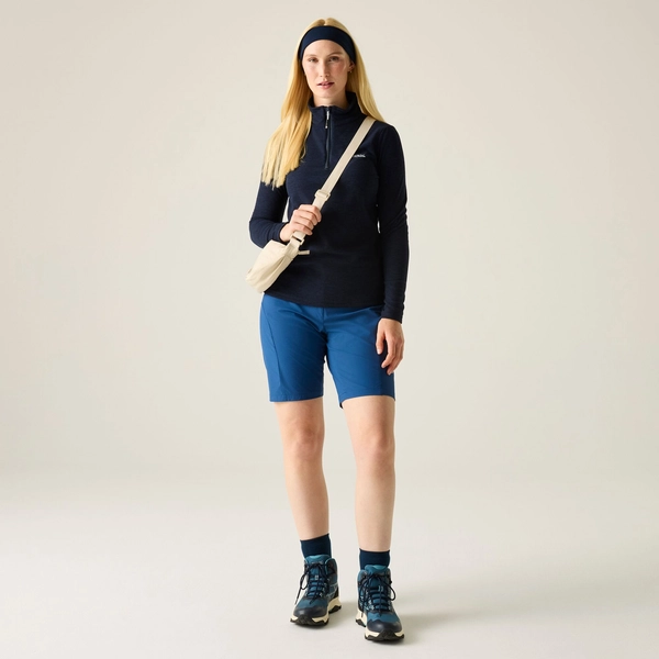 Regatta Women's Sweethart Marl Half Zip Fleece | Navy Blue