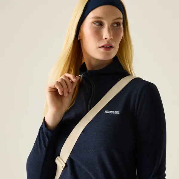 Regatta Women's Sweethart Marl Half Zip Fleece | Navy Blue
