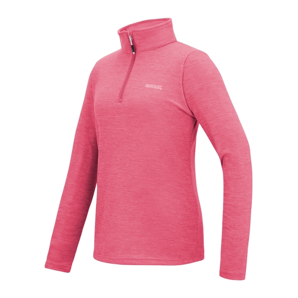 Regatta Women's Sweethart Marl Half Zip Fleece | Pop Pink