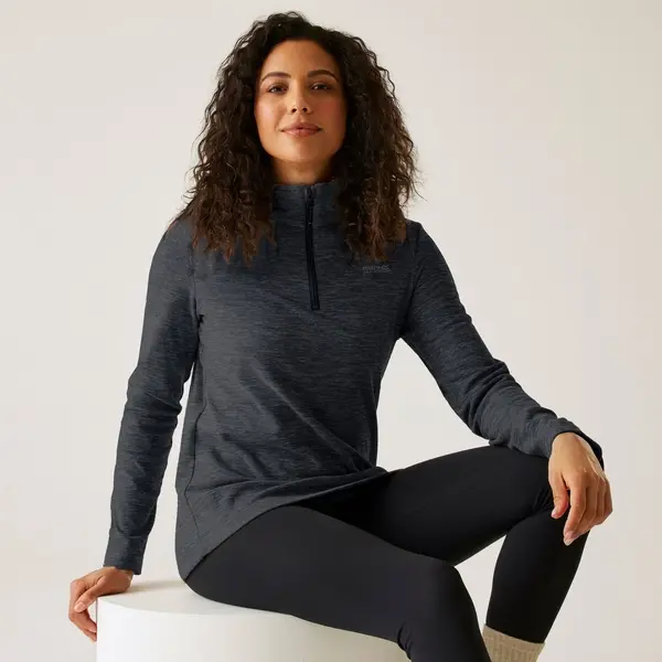 Regatta Women's Sweethart Marl Half Zip Fleece | Seal Grey