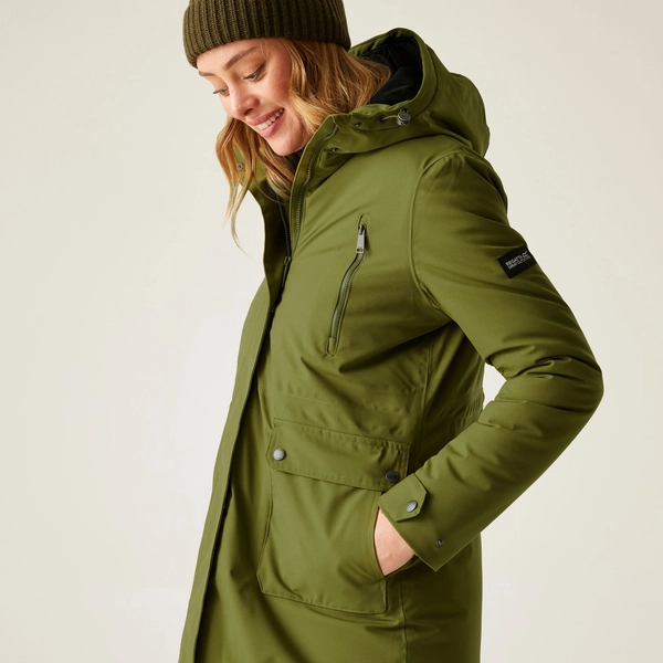 Regatta Women's Valenta Waterproof Insulated Jacket | Green