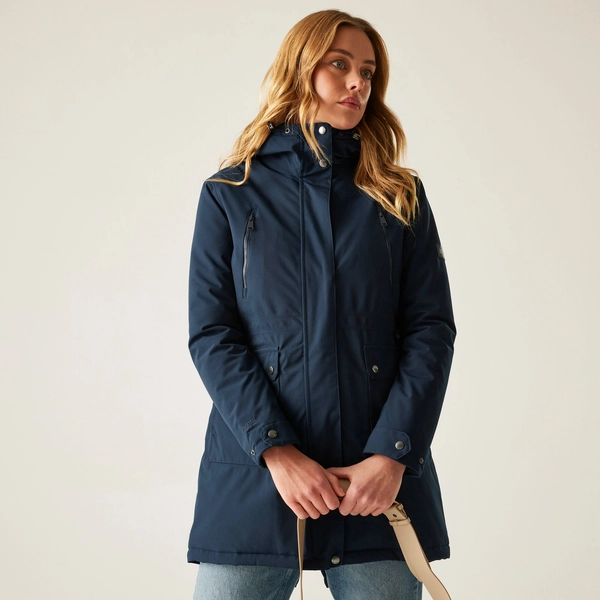 Regatta Women's Valenta Waterproof Insulated Jacket | Navy Blue