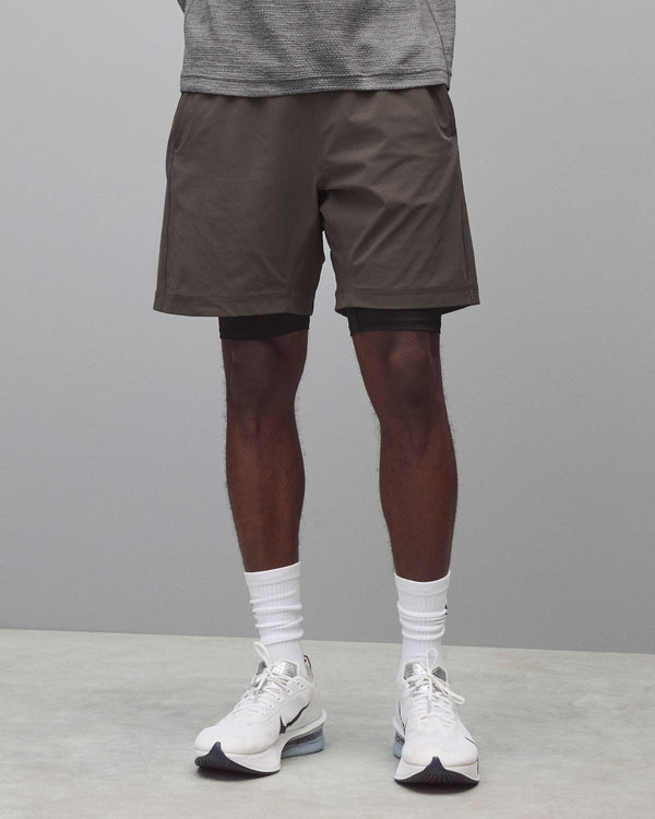 Reigning Champ 4-Way Stretch Nylon Combo Standard Training Short 7”
