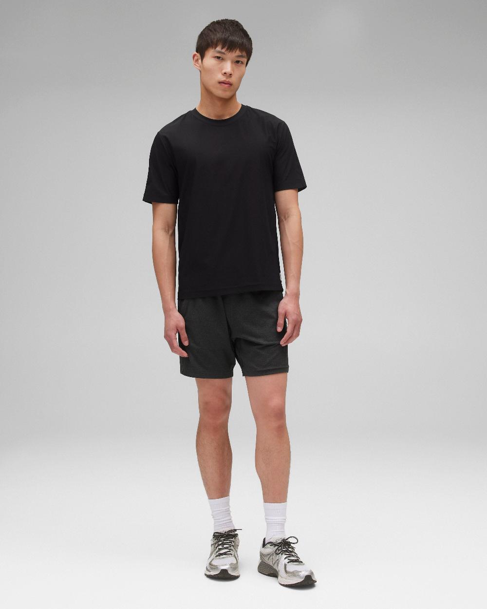 reigning champ Brushed Jersey Recovery Standard Short 7"