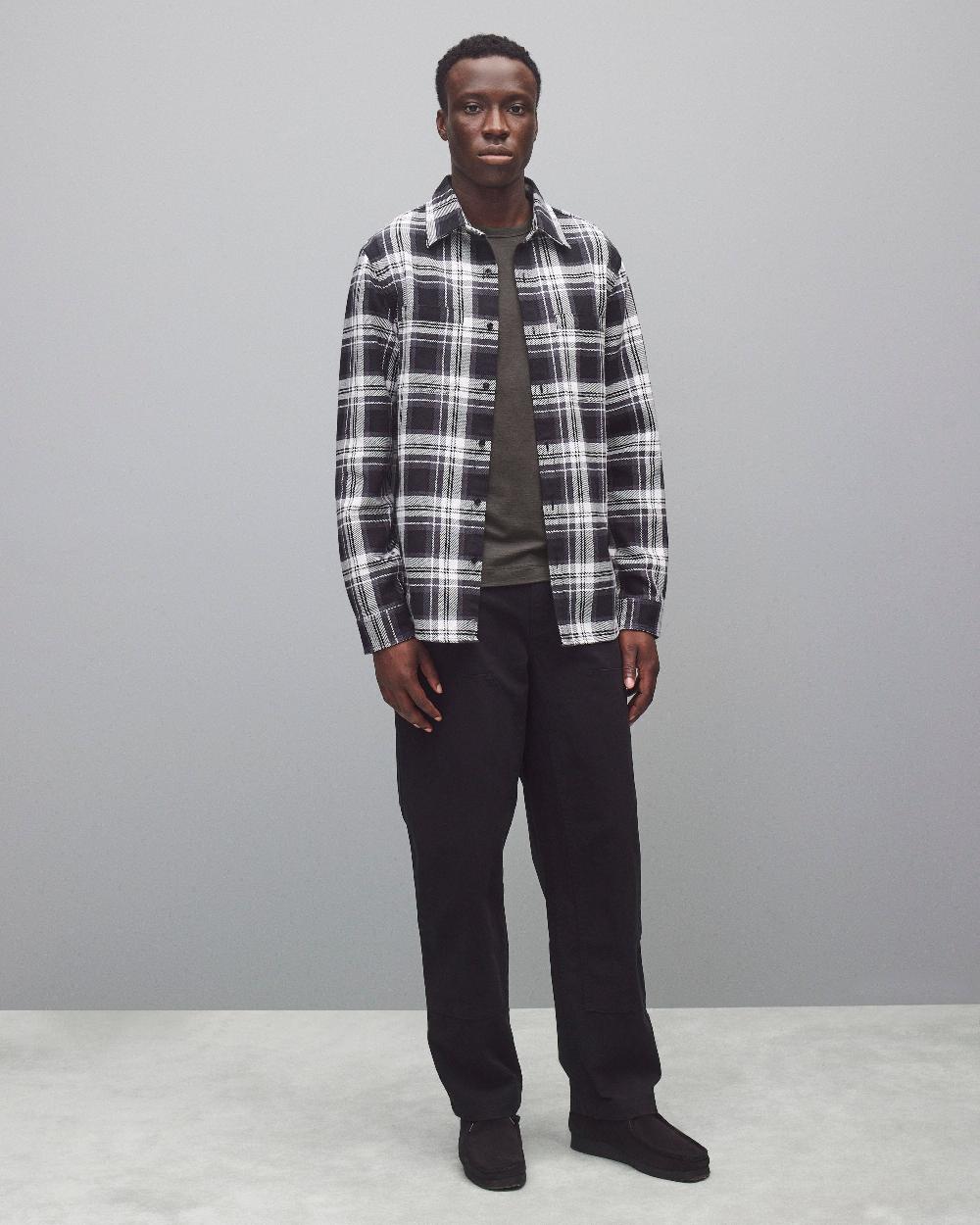 reigning champ Cotton Canvas Relaxed Double Knee Pant