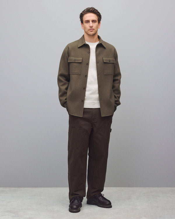 Reigning Champ Double Faced Wool Concourse Overshirt
