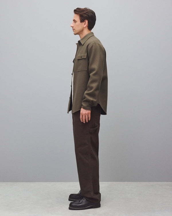Reigning Champ Double Faced Wool Concourse Overshirt