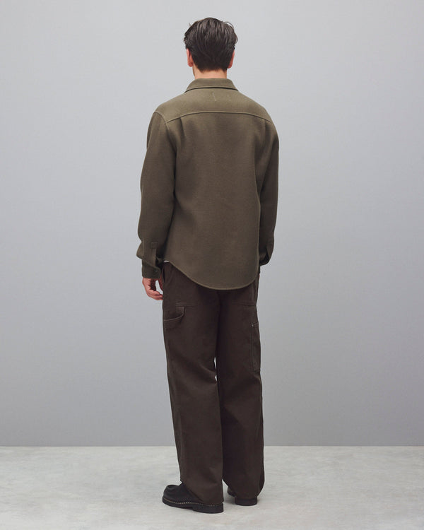 Reigning Champ Double Faced Wool Concourse Overshirt