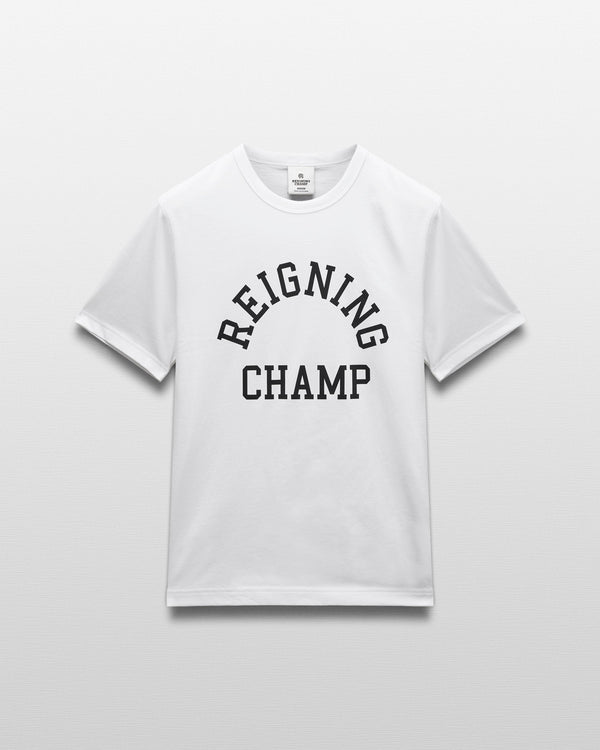 Reigning Champ Lightweight Jersey Arch Logo Standard T-Shirt