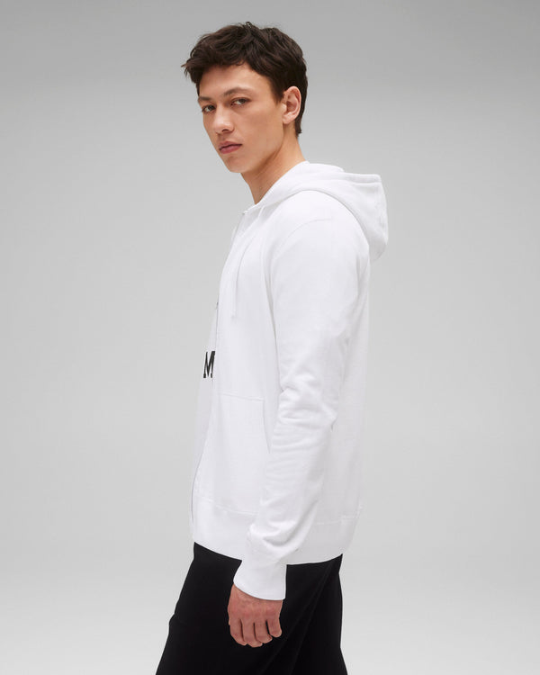 Reigning Champ Lightweight Terry Slim Zip Hoodie - Vault