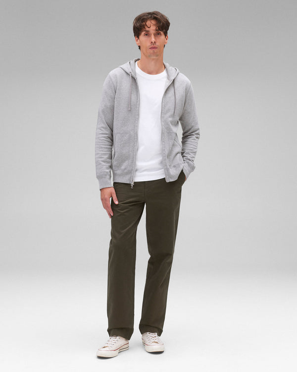 Reigning Champ Lightweight Terry Slim Zip Hoodie - Vault