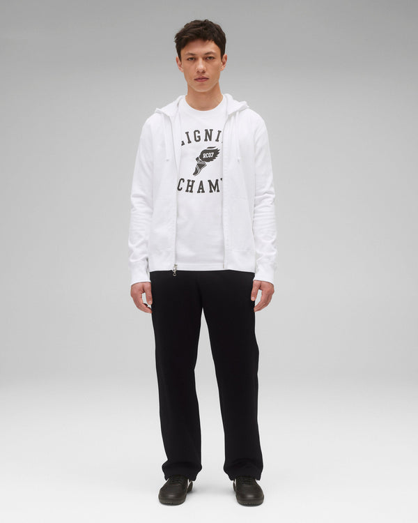 Reigning Champ Lightweight Terry Slim Zip Hoodie - Vault