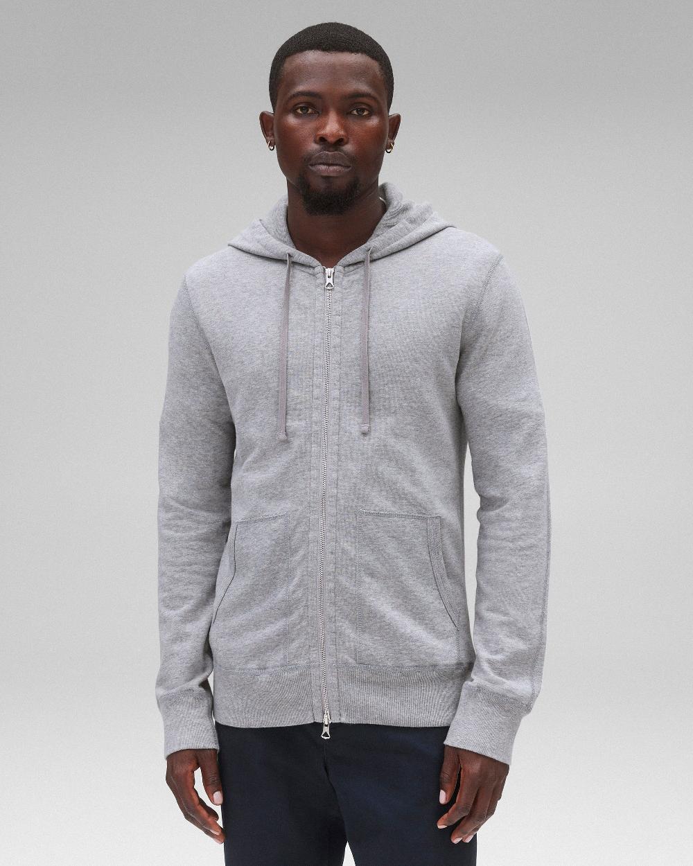 reigning champ Lightweight Terry Slim Zip Hoodie - Vault