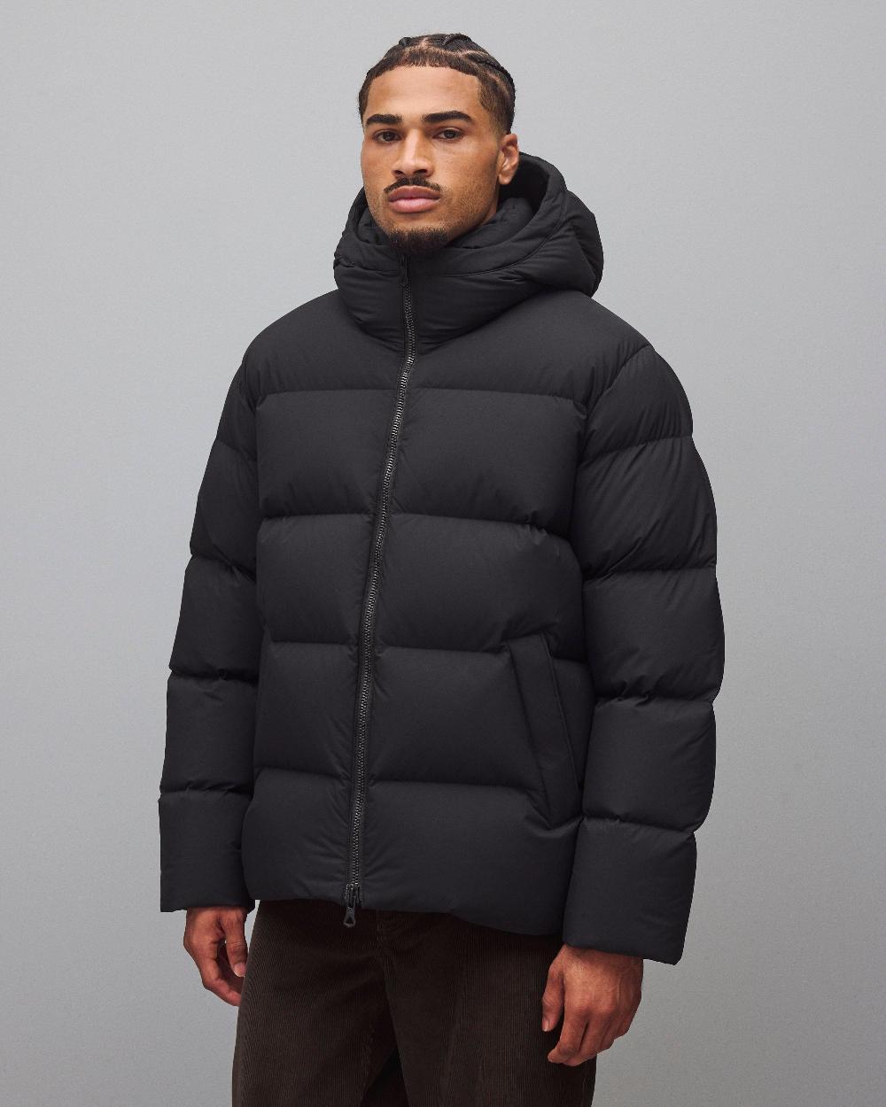 reigning champ Matte Ripstop Franchise Hooded Down Jacket