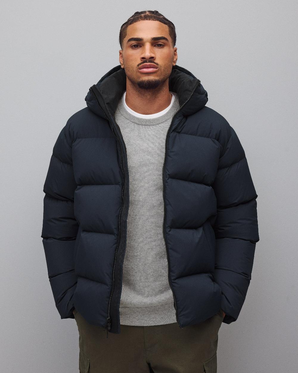 reigning champ Matte Ripstop Franchise Hooded Down Jacket