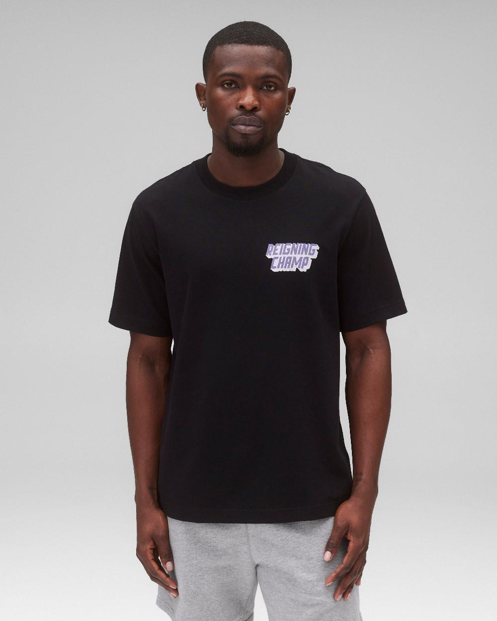 reigning champ Midweight Jersey Paintstrokes OG T-Shirt