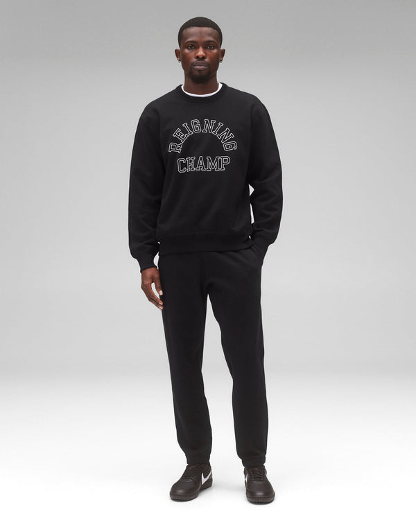 Reigning Champ Midweight Terry Arch Logo Standard Crewneck