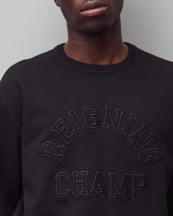 Reigning Champ Midweight Terry Arch Logo Standard Crewneck
