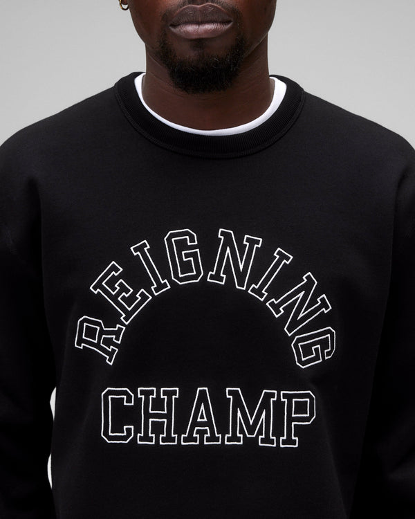 Reigning Champ Midweight Terry Arch Logo Standard Crewneck