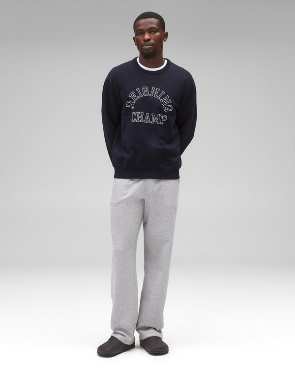 Reigning Champ Midweight Terry Arch Logo Standard Crewneck