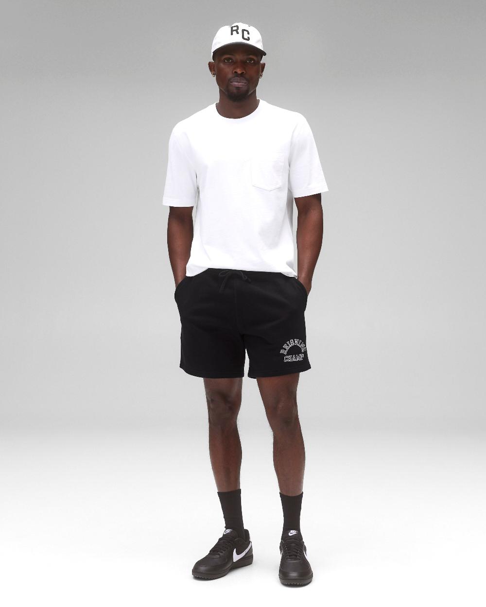 reigning champ Midweight Terry Arch Logo Standard Sweatshort 6"