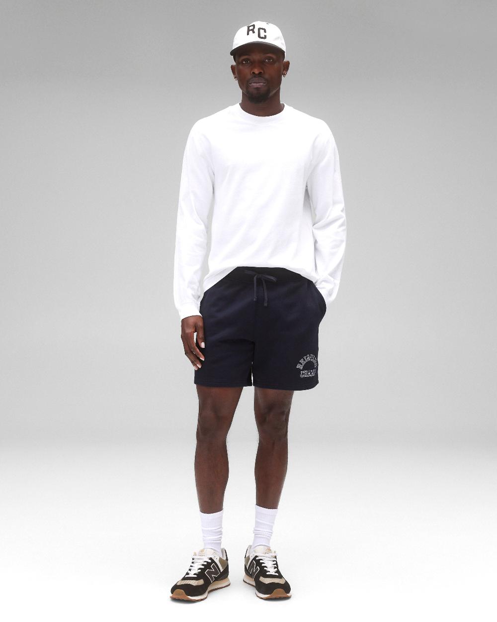 reigning champ Midweight Terry Arch Logo Standard Sweatshort 6"