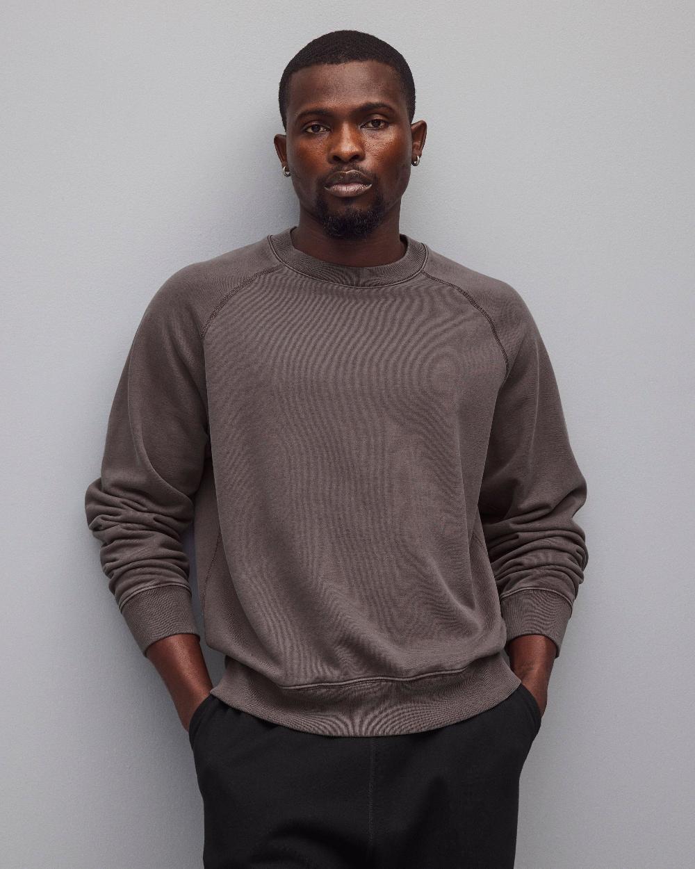 reigning champ Midweight Terry Fadeaway Standard Crewneck
