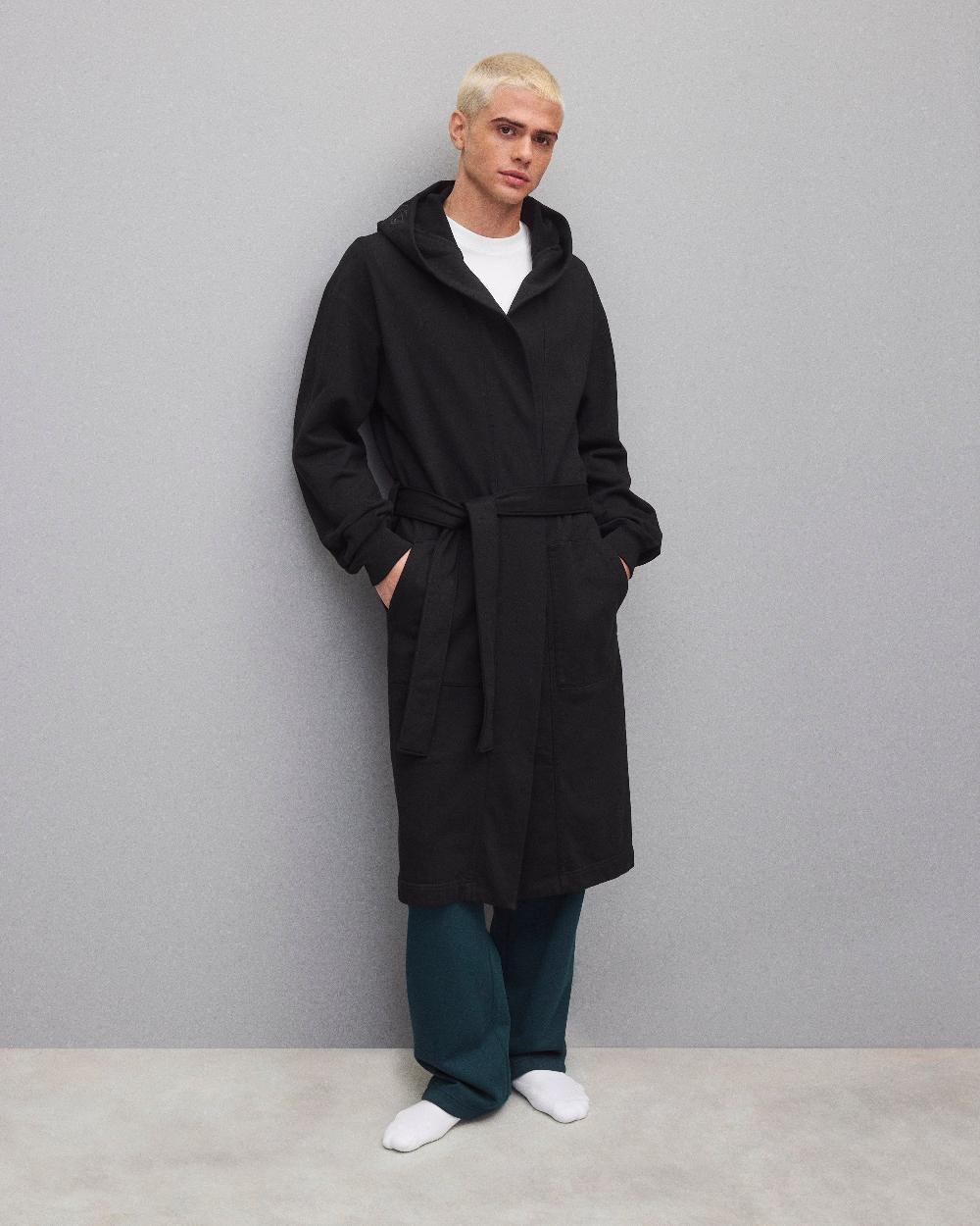 reigning champ Midweight Terry Logo Relaxed Hooded Robe