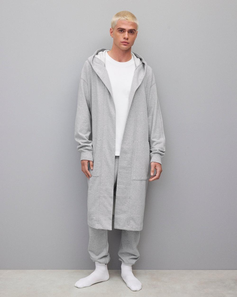reigning champ Midweight Terry Logo Relaxed Hooded Robe