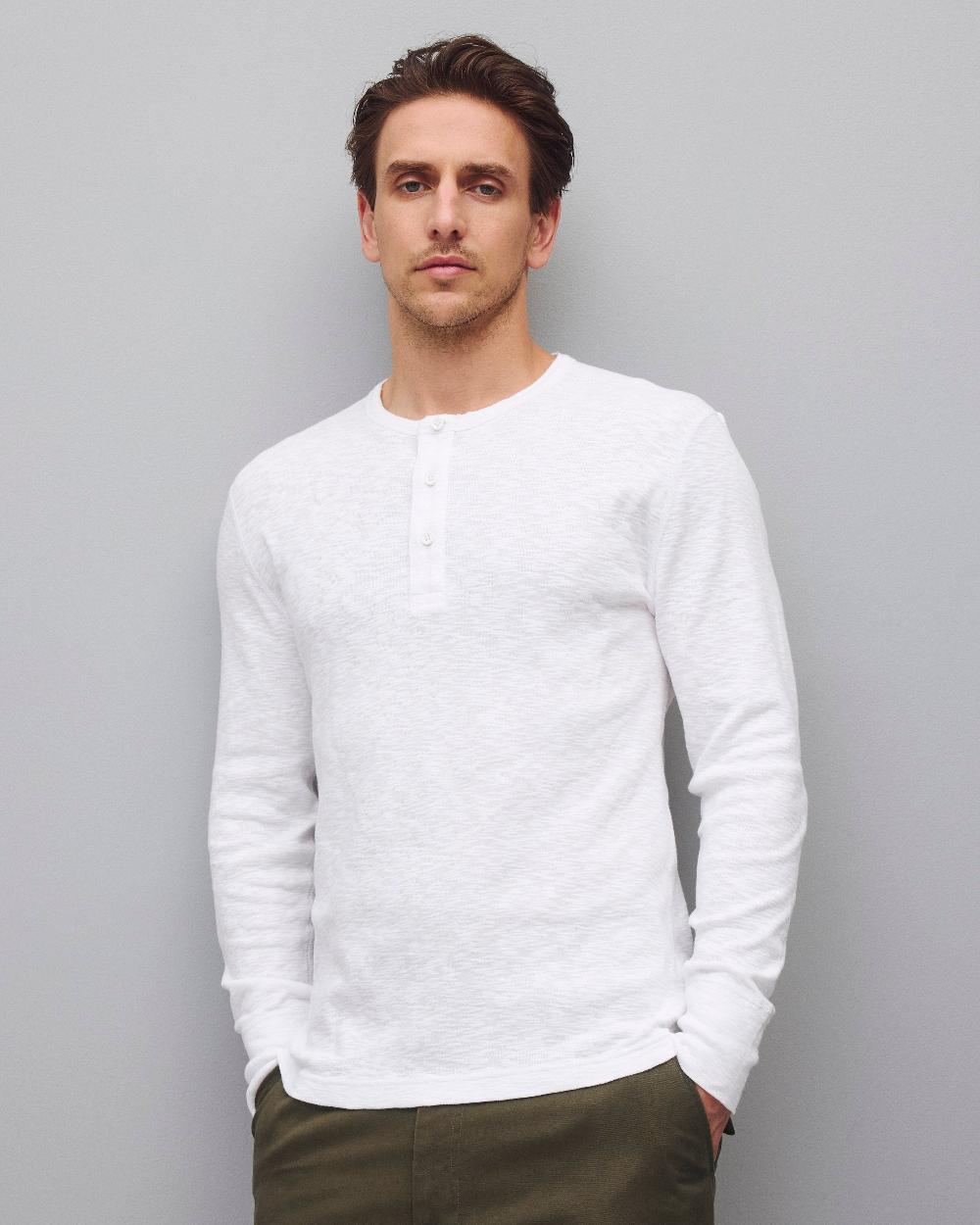 reigning champ 1X1 Slub Slim Henley